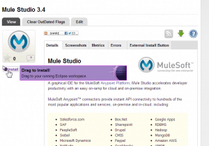 Mule Studio in Eclipse Marketplace - Screenshot