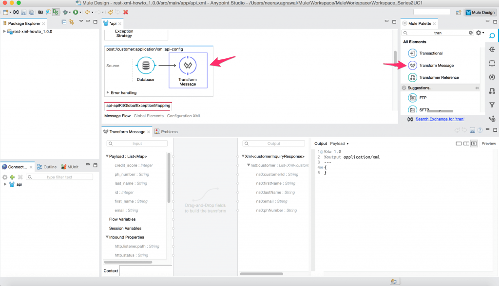 transformCustomerOutput