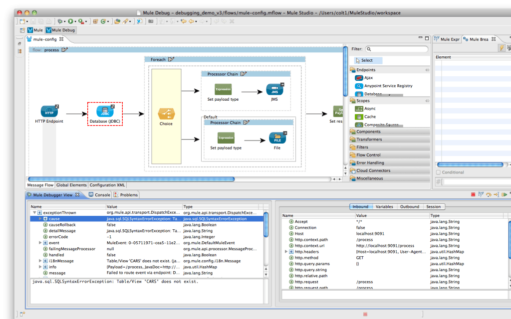 Mule Studio Visual Flow Debugger Walk-through | MuleSoft Blog