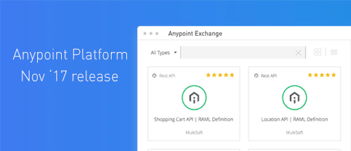 anypoint exchange platform nov release