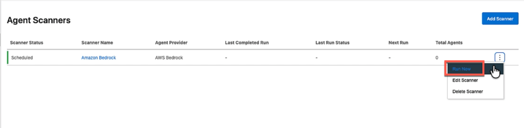 click on Run Now button 