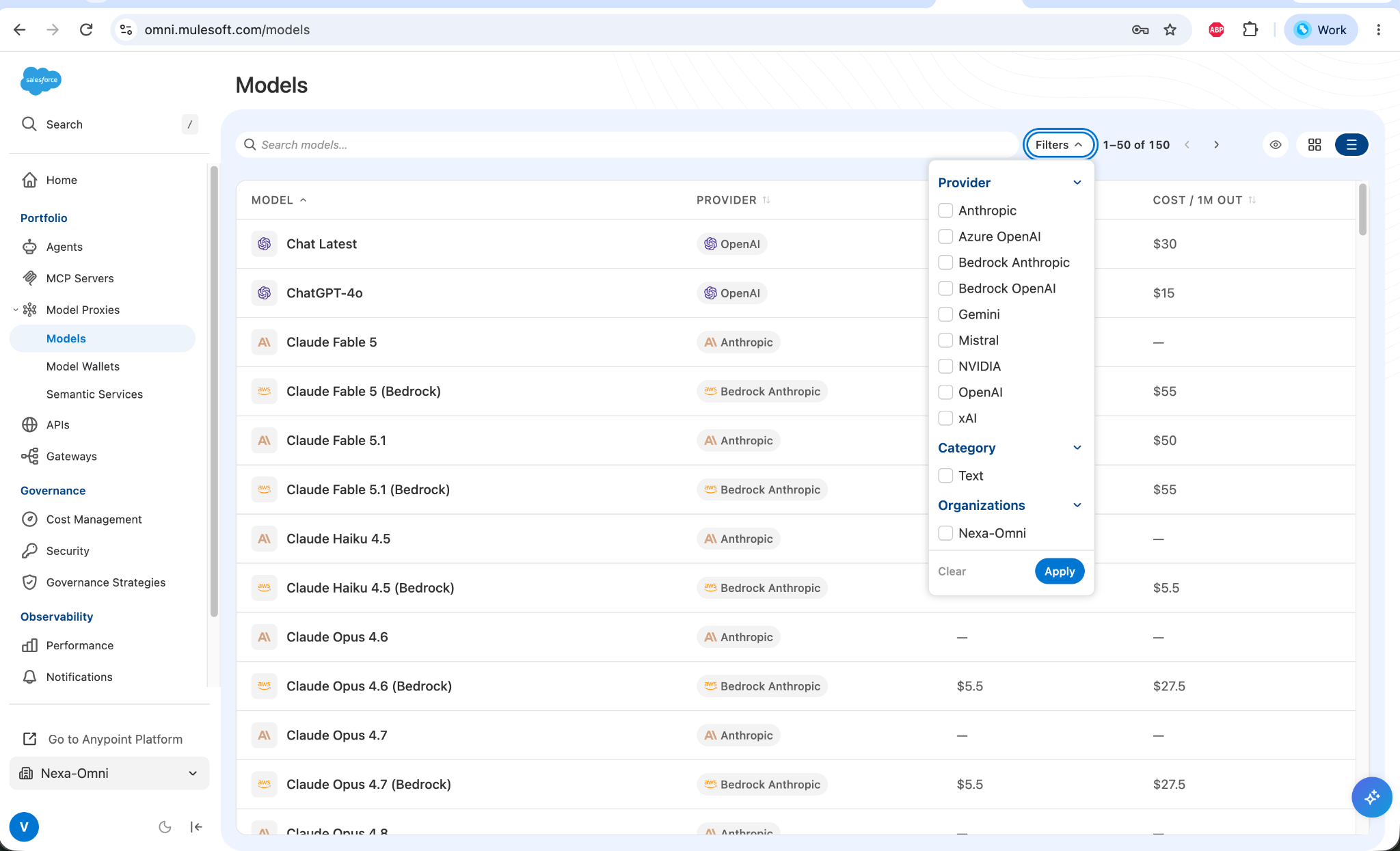 Any model, one gateway: Omni Gateway now supports 140+ LLMs | MuleSoft Blog