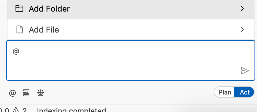Adding context to the chat