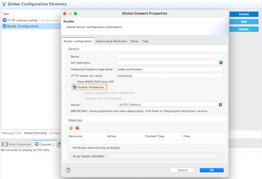 Disable validations for testing